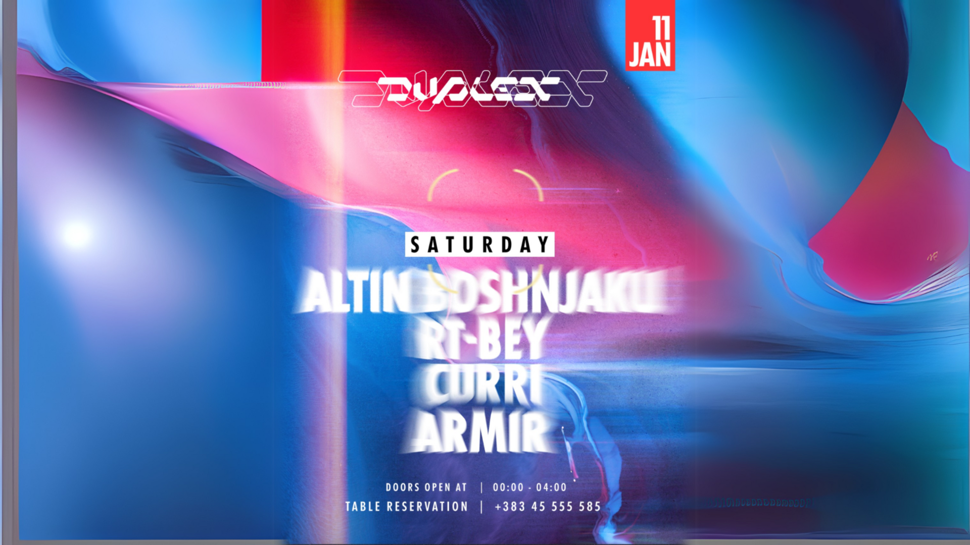 SAT. 11/01 | 100% ELECTRONIC image