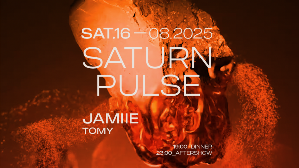 Sat 16/08 SATURN PULSE with JAMIIE image