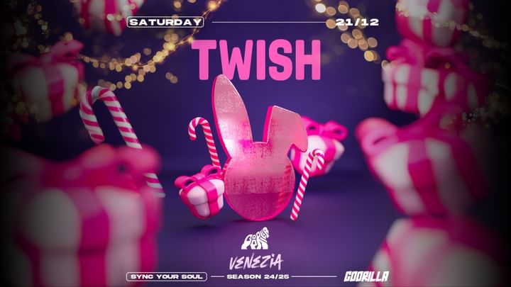 Cover for event: Sat 21.12 • TWISH • Donna omaggio entro 01:00