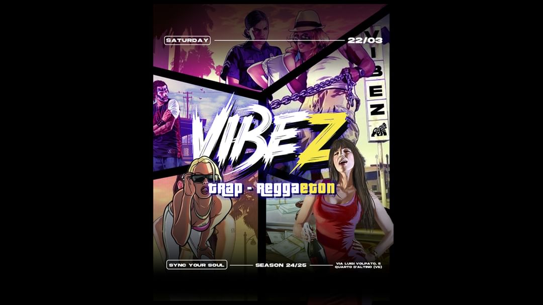 Cartell de l'esdeveniment Sat 22.03 • VIBEZ • Free Entry entro 00:30