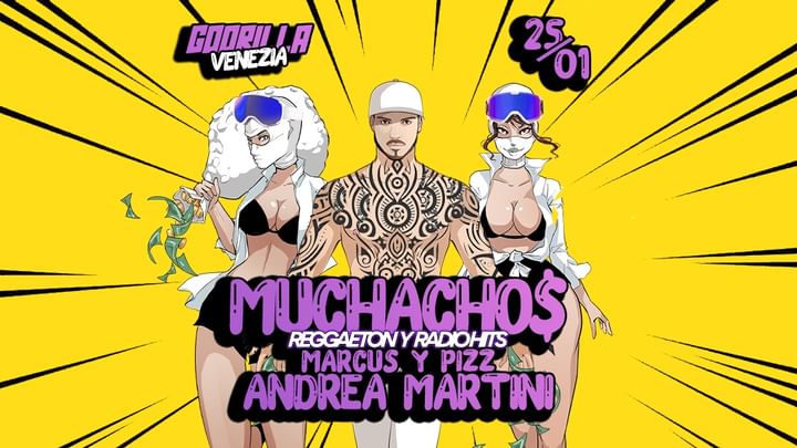 Cover for event: Sat 25.01 • MUCHACHOS • free entry entro 00:30