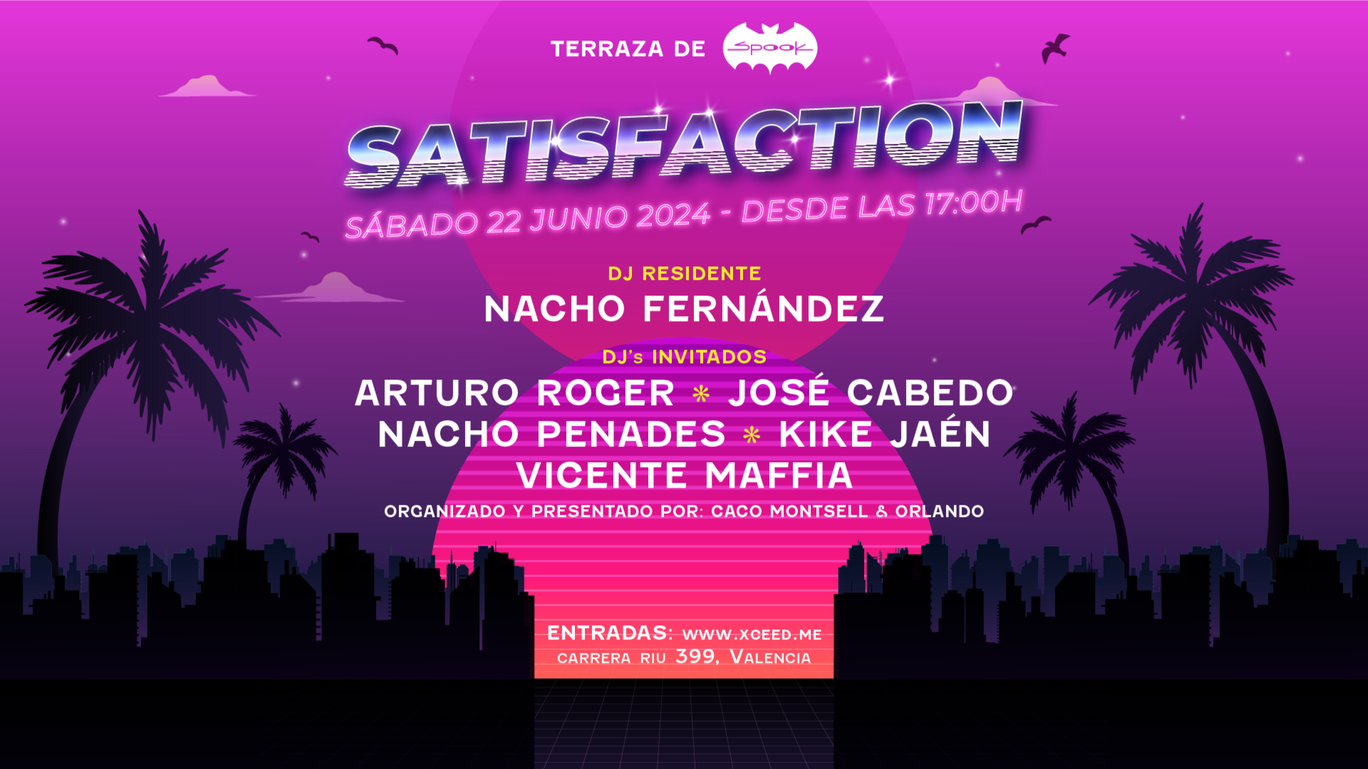 SATISFACTION con Caco Monsell & Orlando image