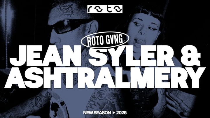 Cover for event: SATURDAY 04/01 MAIN: ROTO GVNG W/ JEAN SYLER & ASHTRALMERY