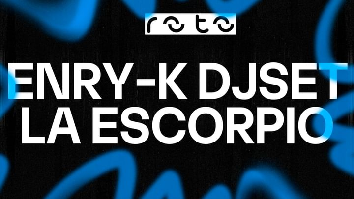 Cover for event: Saturday 11/05 ENRY-K DJSET + LA ESCORPIO // ROTO en Goldens