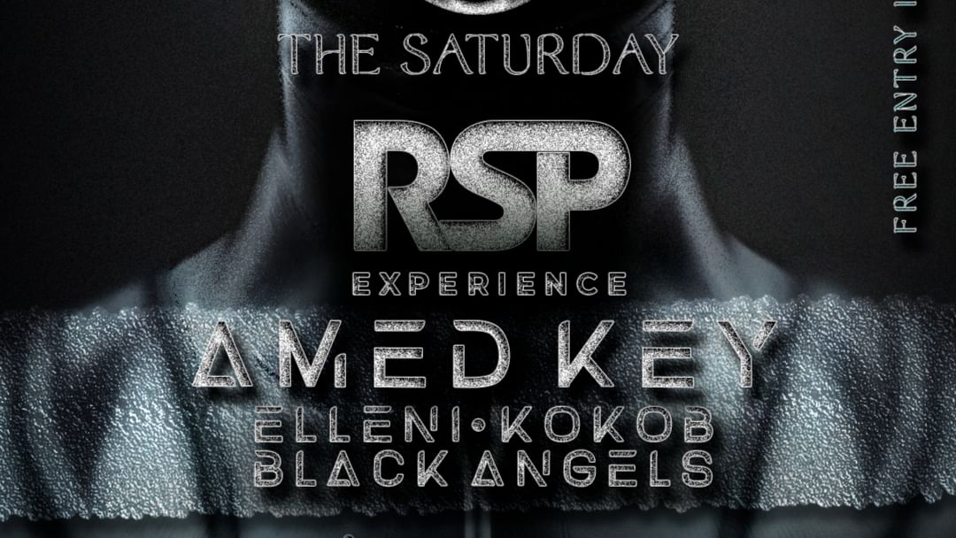 Cartel del evento Saturday 15th Anima Invites AMED KEY & RSP EXPERIENCE