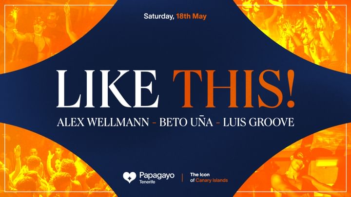 Cover for event: Like This! · Sat. 18th May