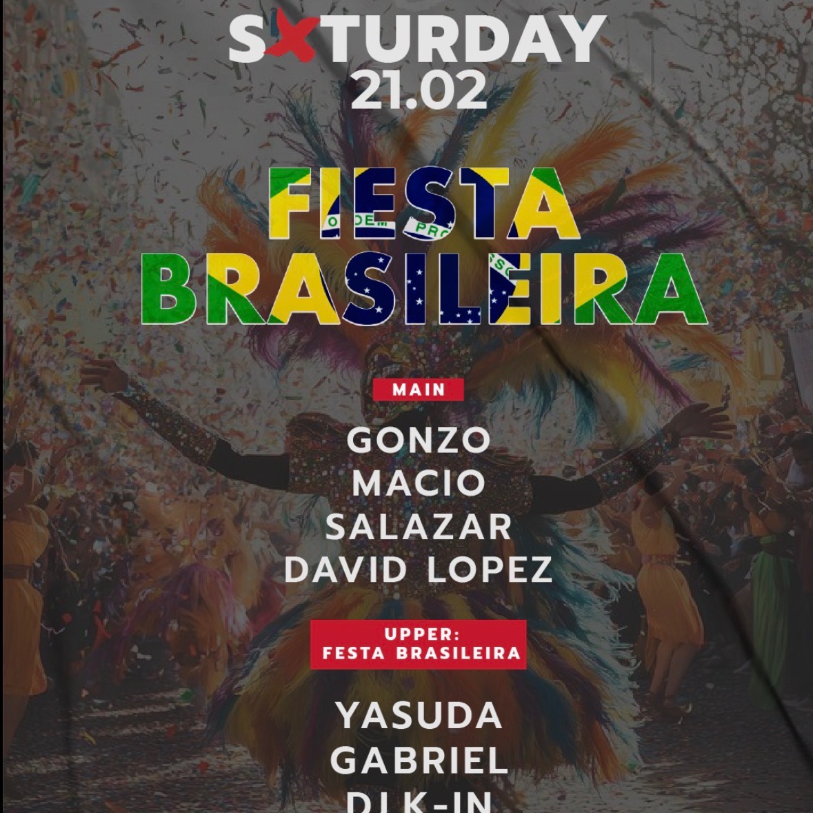 Saturday 21st: BRASIL PARTY  image
