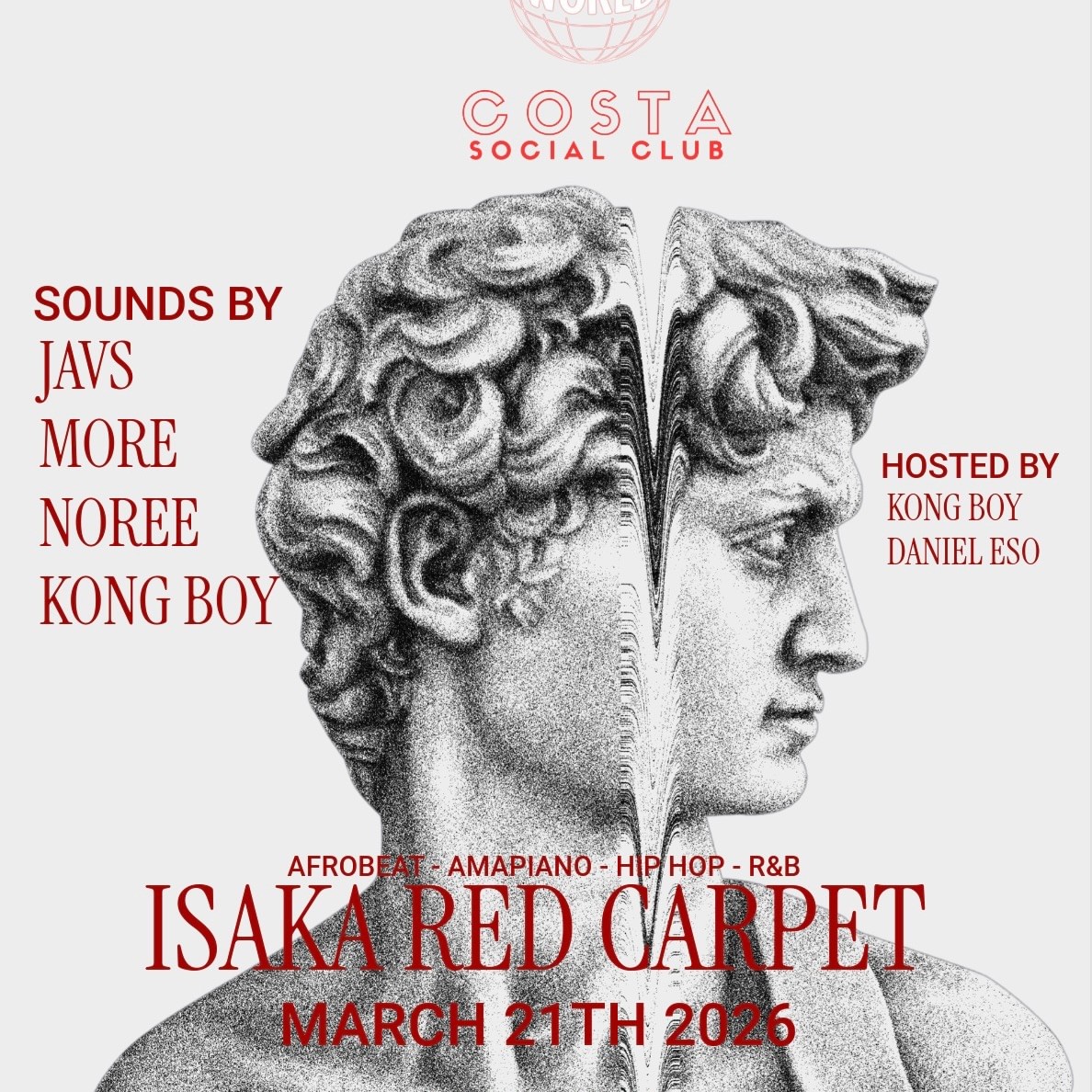 Saturday 21st @ Costa Social Club