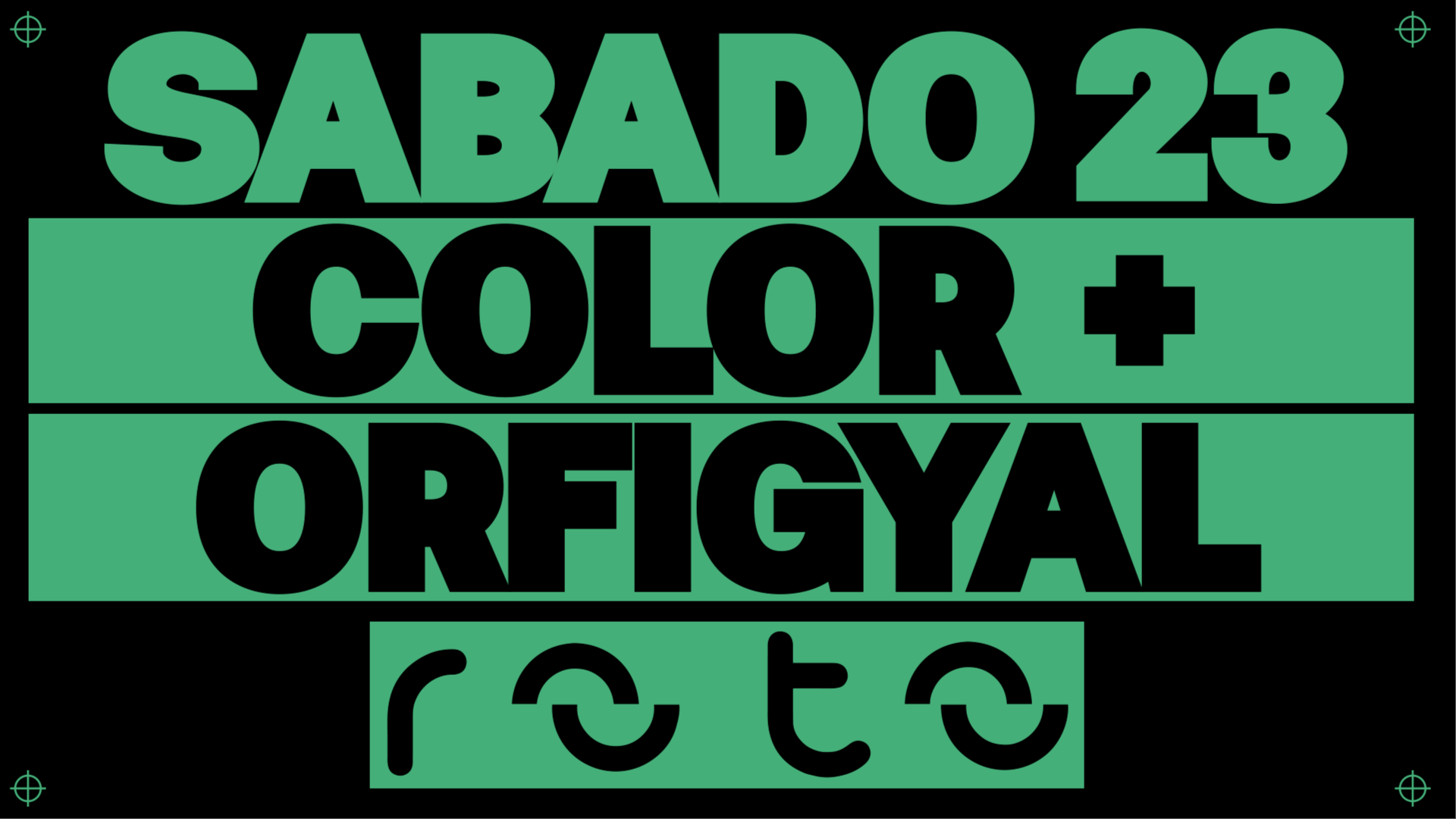 SATURDAY 23/11 MAIN: COLOR + ORFIGYAL image