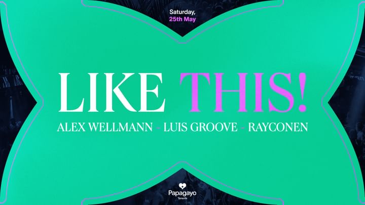 Cover for event: Like This! · Sat. 25th May