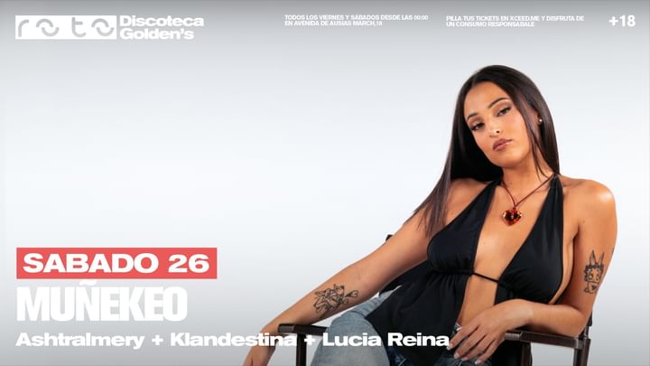 Cover for event: SATURDAY 26/07 MUÑEKEO W/ KLANDESTINA, LUCÍA REINA Y ASHTRALMERY
