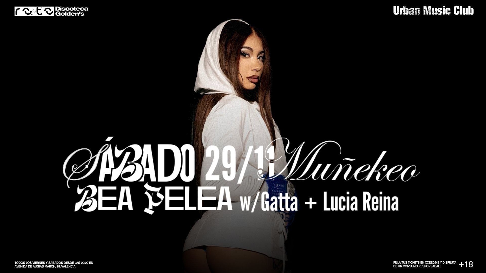 SATURDAY 29/11 MUÑEKEO W/BEA PELEA & CARMEN BUMPIN image