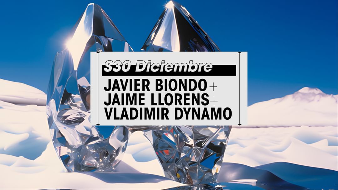 Cartel del evento Saturday 30/12 // JAVIER BIONDO + JAIME LLORENS + VLADIMIR DYNAMO en Club Gordo