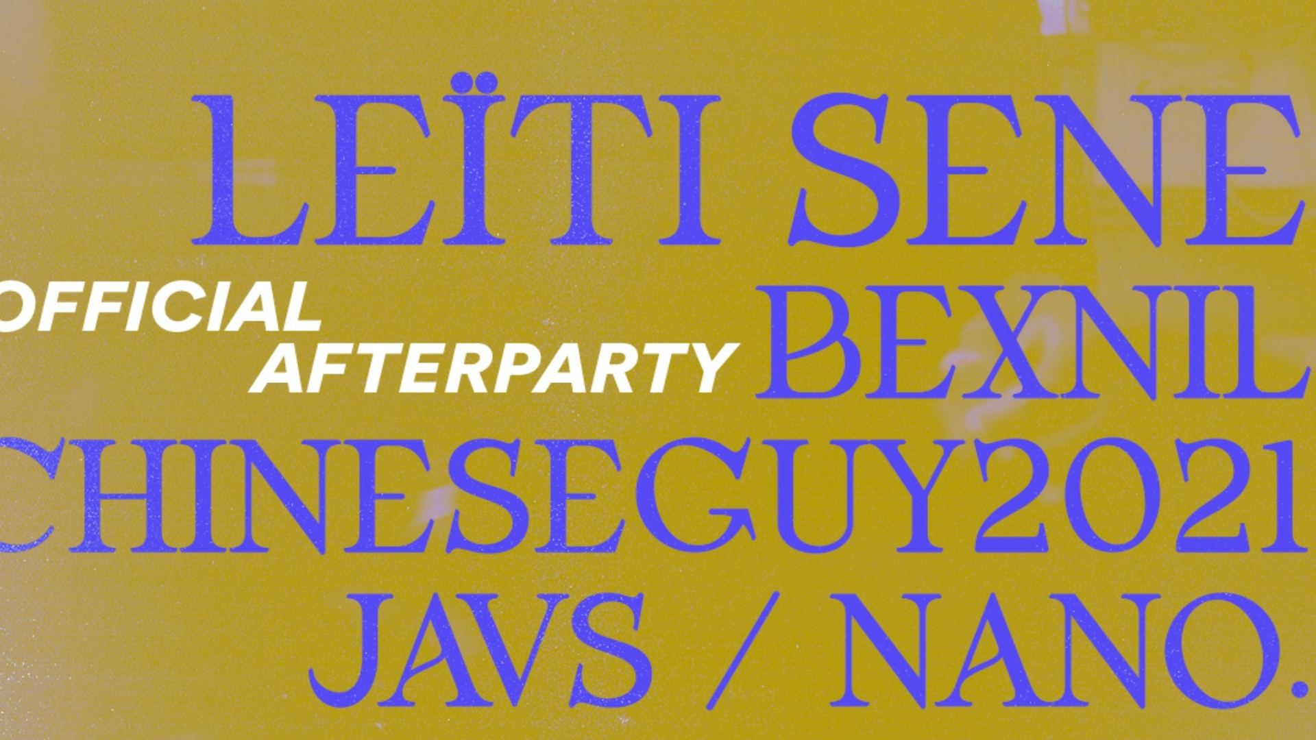 SATURDAY 30TH APRIL OFFICIAL AFTERPARTY LEÏTI SENE  @ COSTA SOCIAL CLUB image