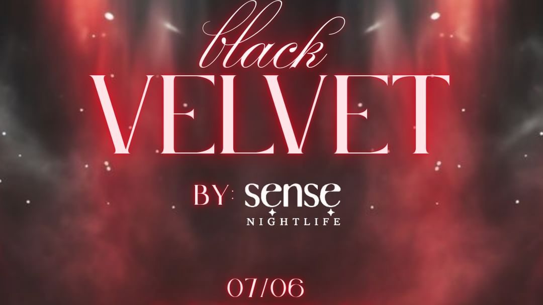 Cartel del evento Saturday 7 June at Liberty: Black Velvet by Sense