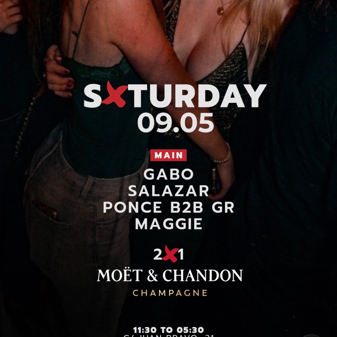 Saturday 9th: 2x1 Moet  image