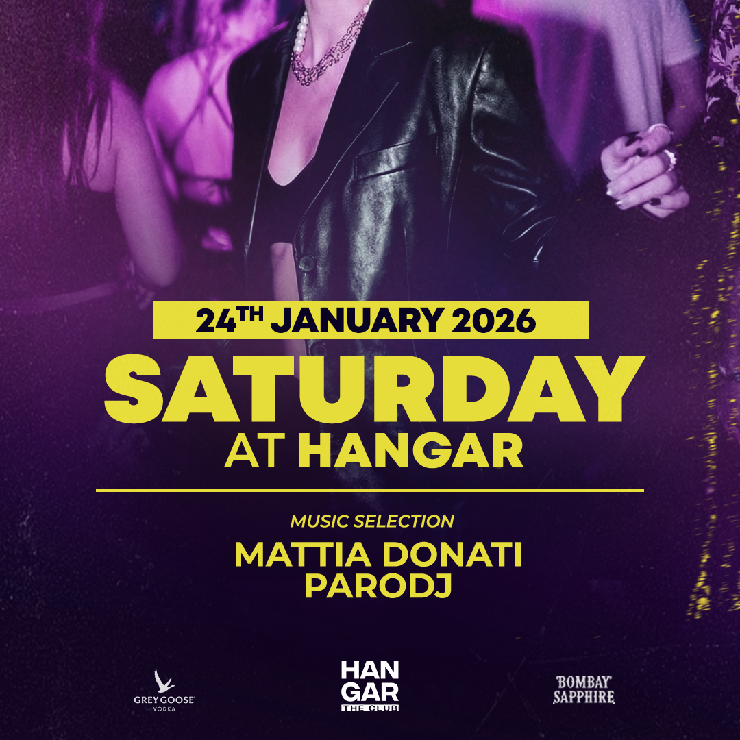 SATURDAY at Hangar |  Sabato 24 Gennaio 2026 image