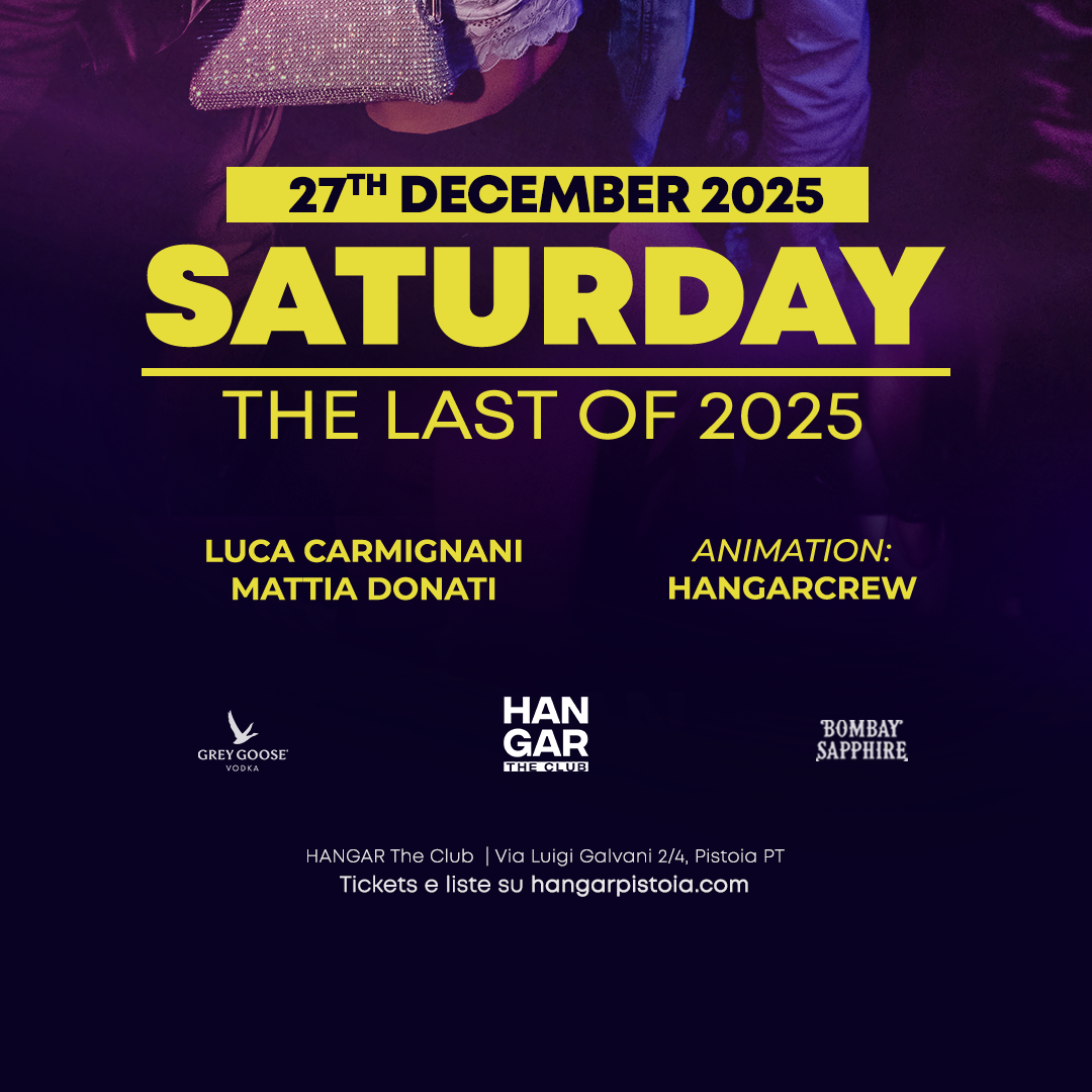 SATURDAY at Hangar |  Sabato 27 Dicembre image