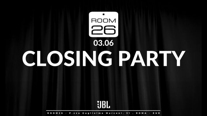 Cover for event: Saturday | CLOSING PARTY