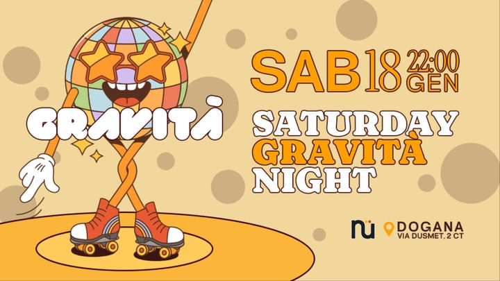 Cover for event: Saturday Gravità Night