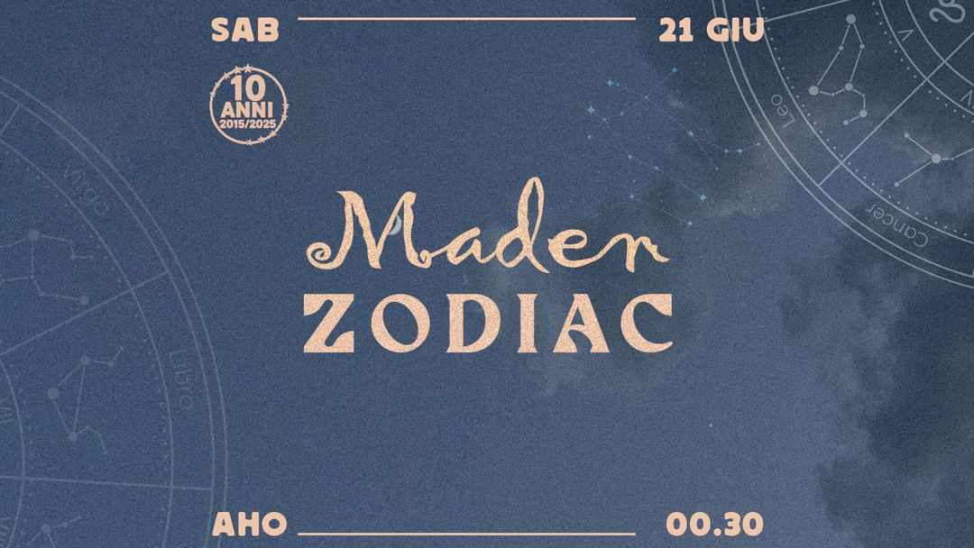 Saturday | Maden Club event cover