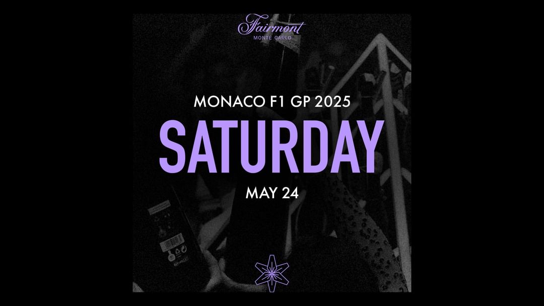 TRAVIS SCOTT • SATURDAY MAY 24TH • LILLY'S CLUB • MONACO GRAND PRIX-Eventplakat