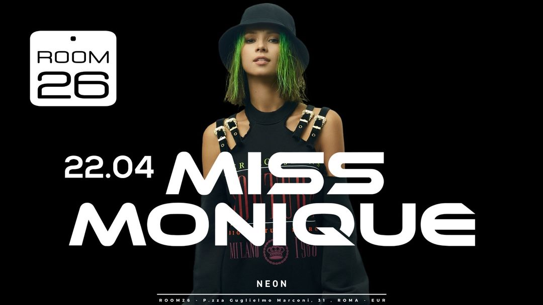 Cartell de l'esdeveniment Saturday | Miss Monique