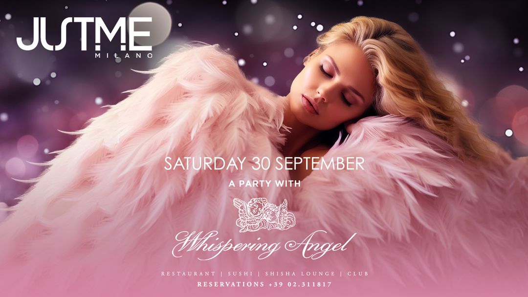 Saturday Night - Whispering Angel-Eventplakat