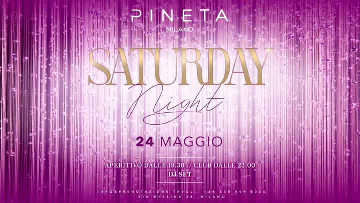 Cover for event: Saturday Night