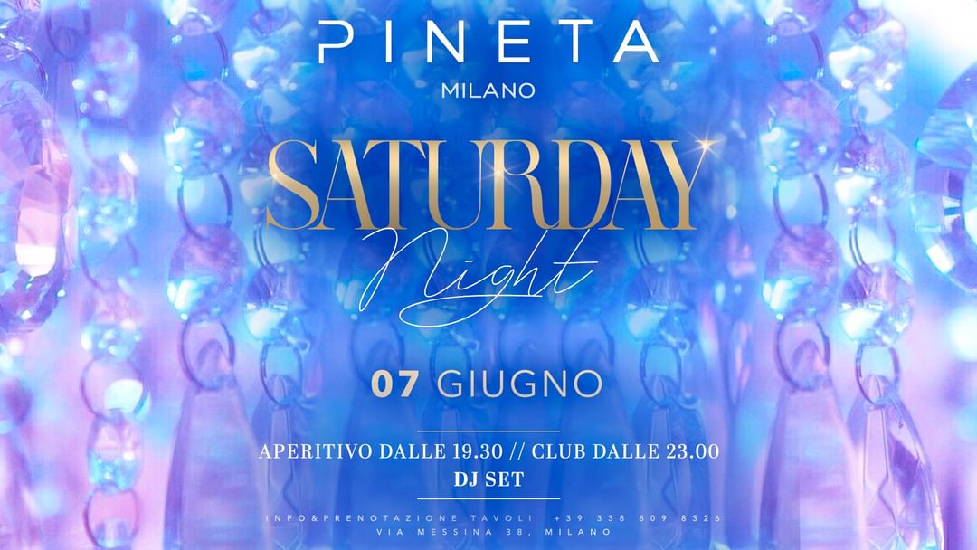 Saturday Night-Eventplakat