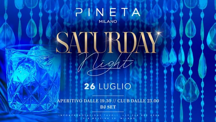 Cover for event: Saturday Night