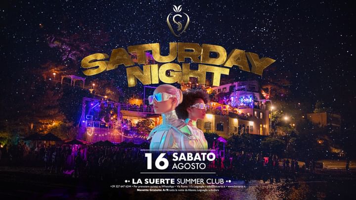 Cover for event: Saturday Night - La Suerte -