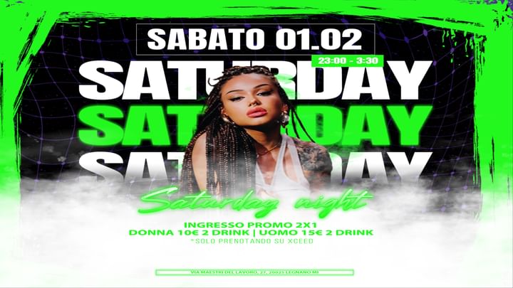 Cover for event: SATURDAY NIGHT • @land_legnano