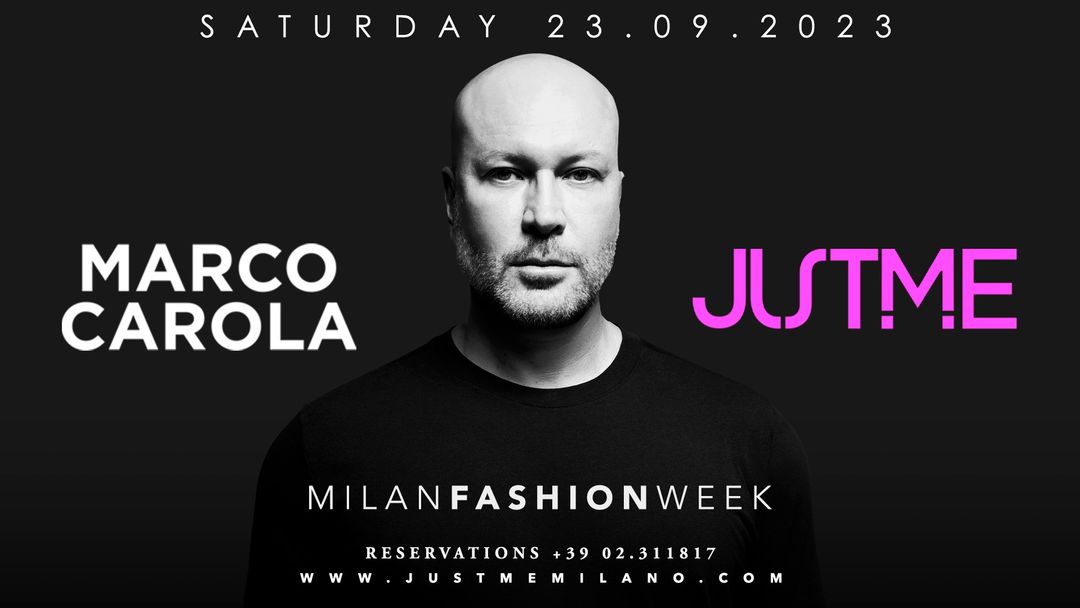 Saturday Night - Marco Carola MFW 2023 event cover