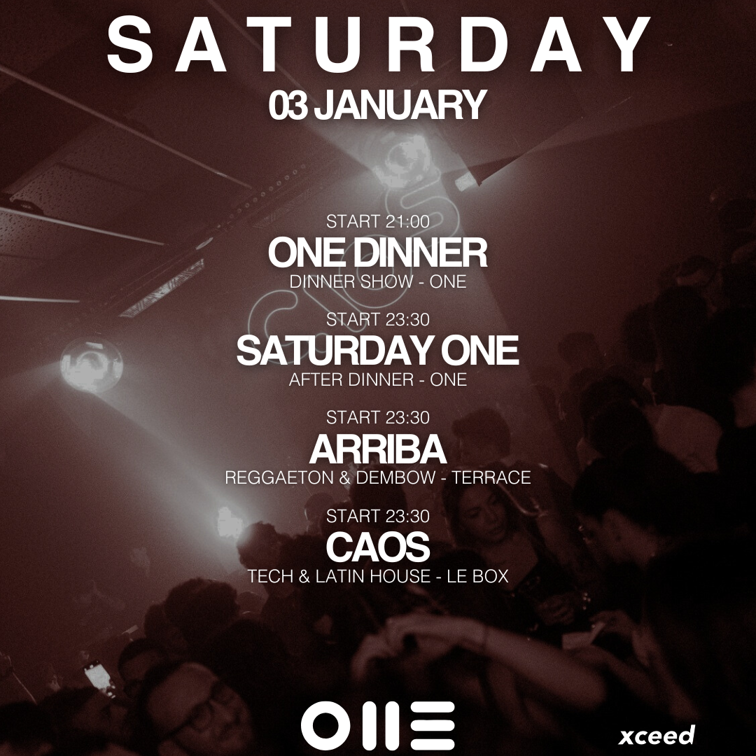 SATURDAY ONE - CAOS - ARRIBA image