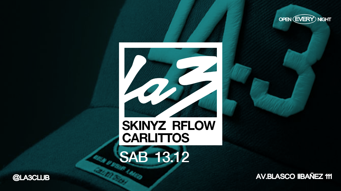 SATURDAY/SABADO | Cencii + R-Flow + Carlittos image