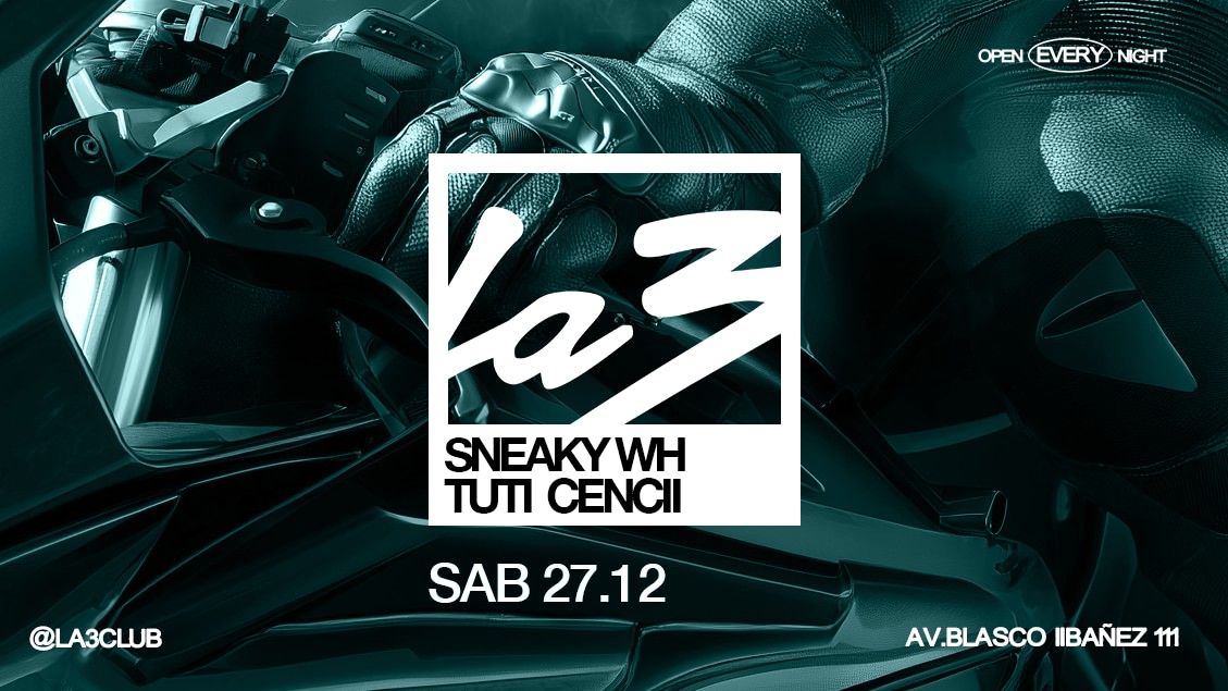 SATURDAY/SABADO | Sneaky WH + Cencii + Tuti image