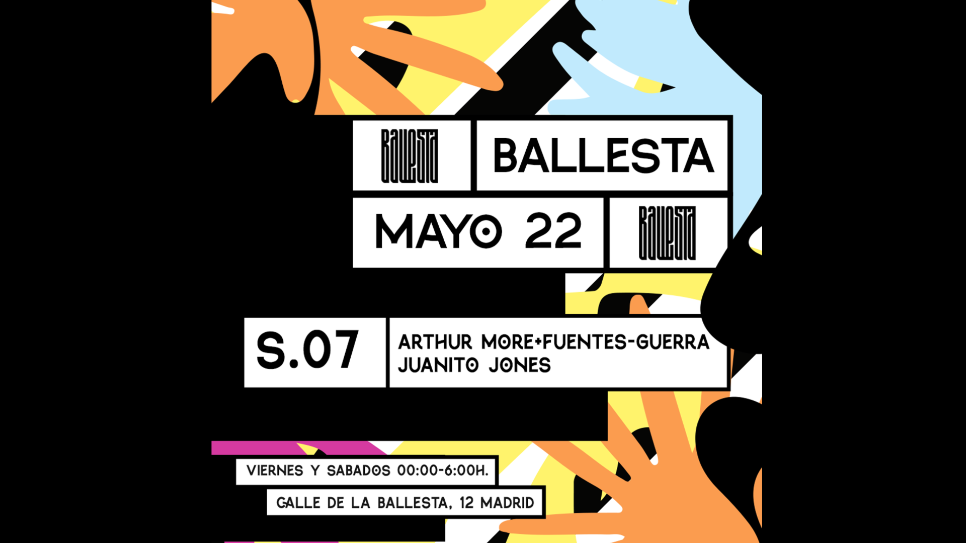 SATURDAY w/ Arthur More + Fuentes-Guerra + Juanito Jones image