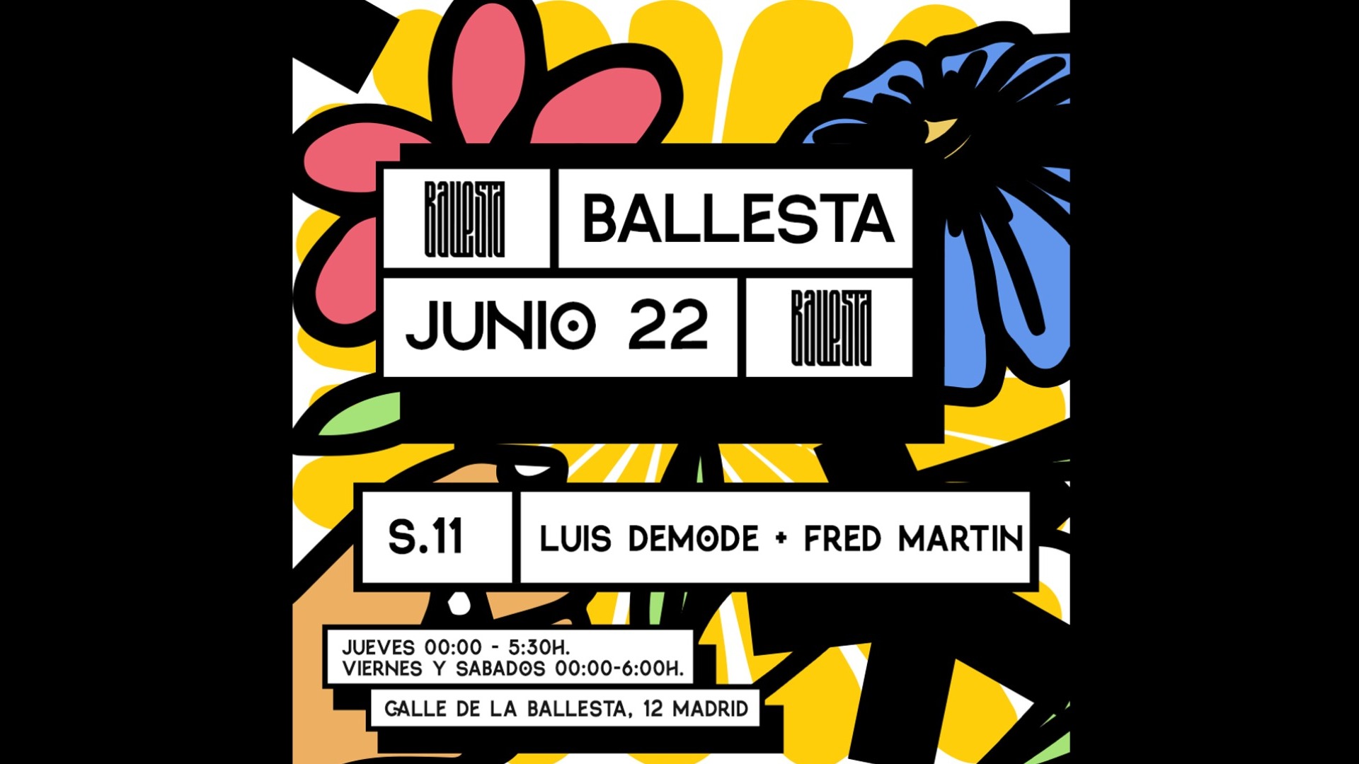 SATURDAY w/ LUIS DEMODE + FRED MARTIN image