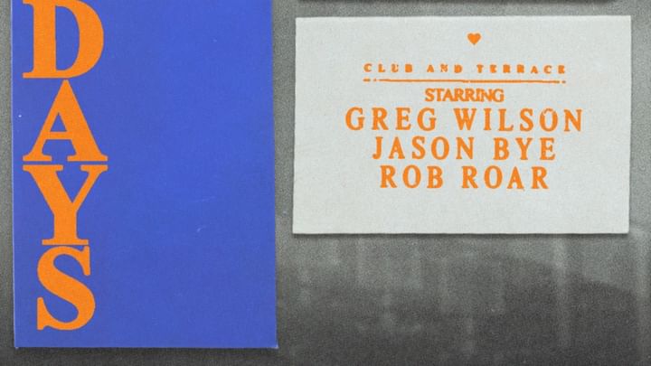 Cover for event: Saturday´s -  Greg Wilson, Jason Bye, Rob Roar