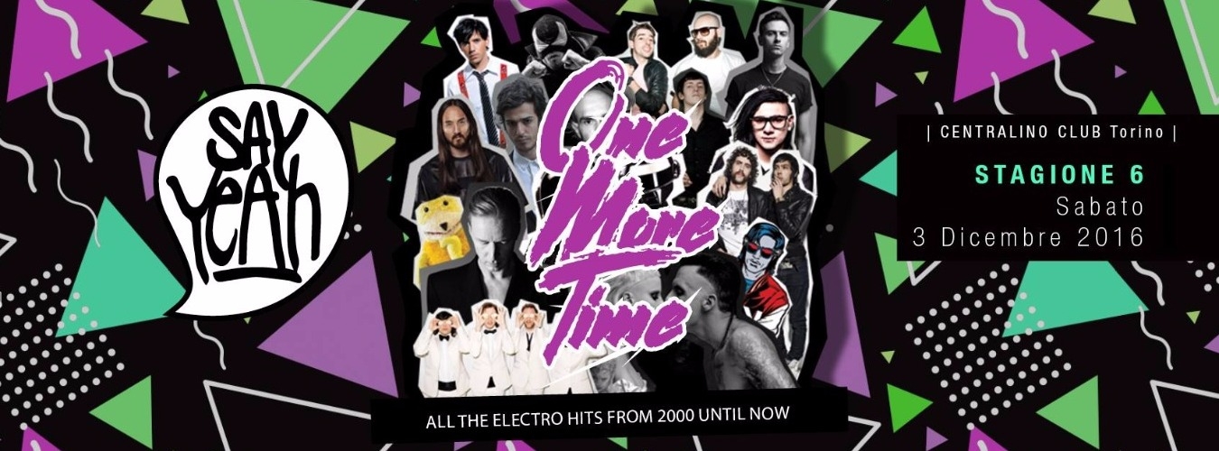 Say Yeah: ONE MORE TIMES  - all the Bangers from 2000 until' today image