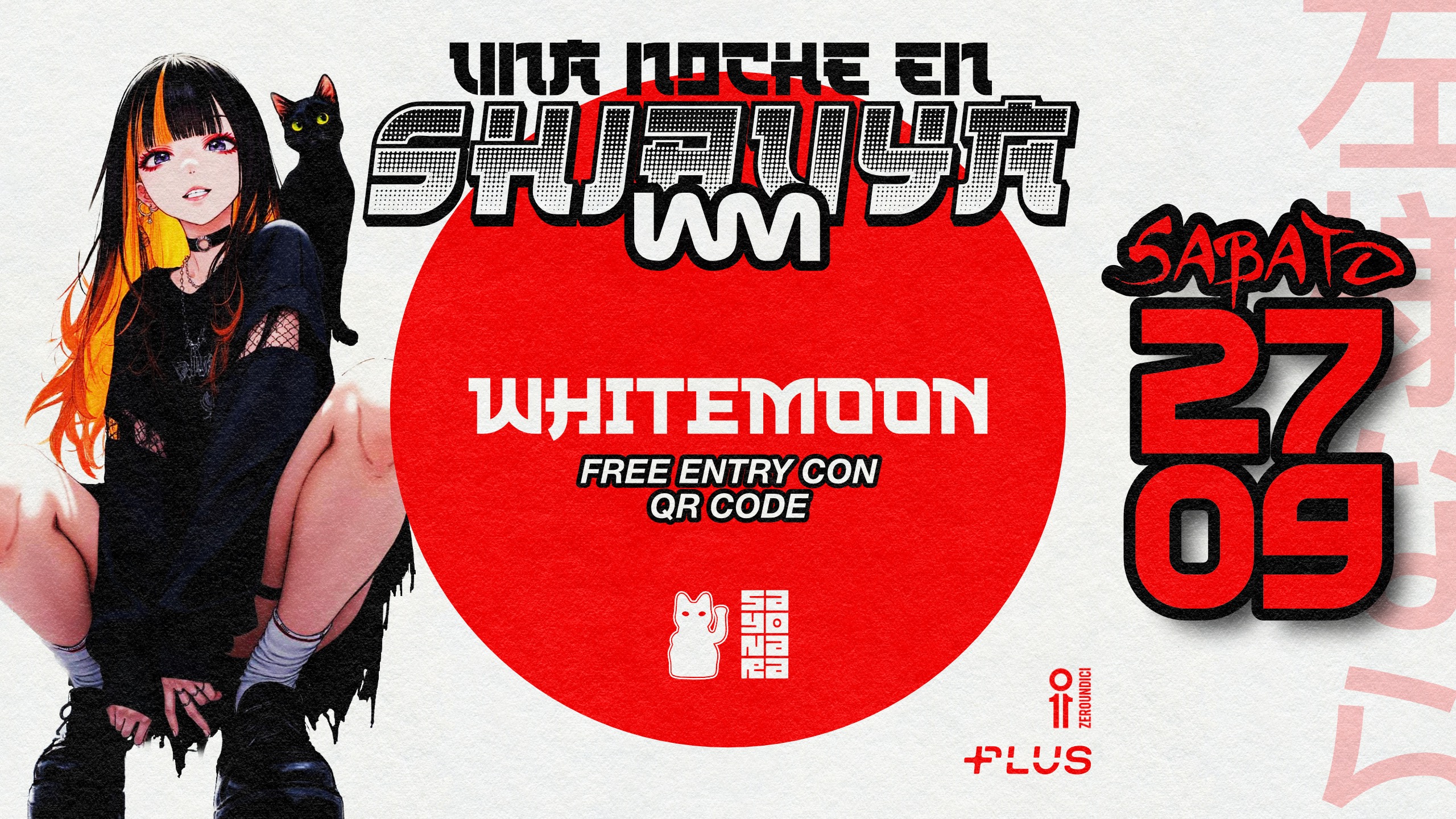 Sayonara & Shuttle Closing Party - Free Entry con QR code