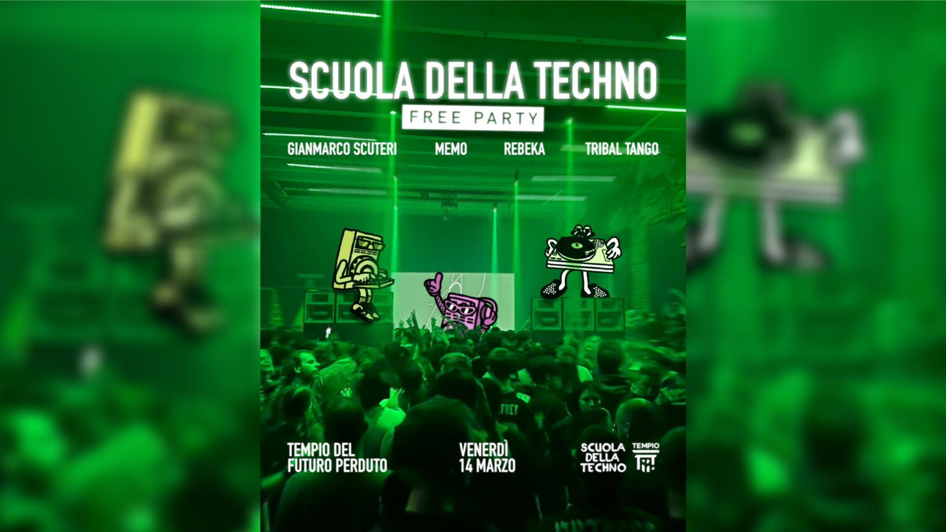 Scuola della Techno - FREE PARTY / Ingresso gratuito image