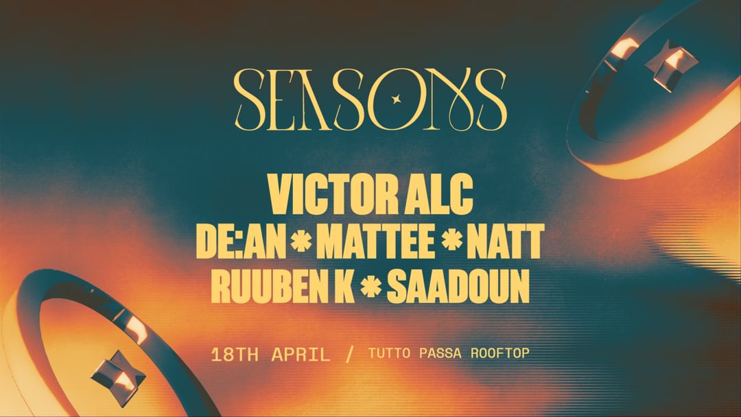 SEASONS W/ VICTOR ALC-Eventplakat