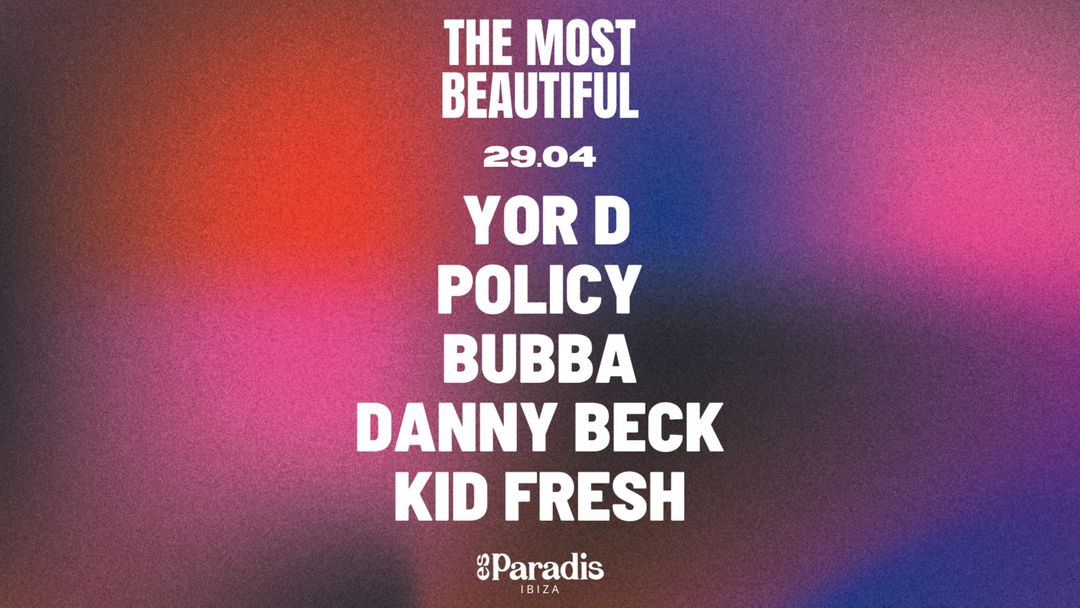 Second Opening 2023 Season - Es Paradis-Eventplakat