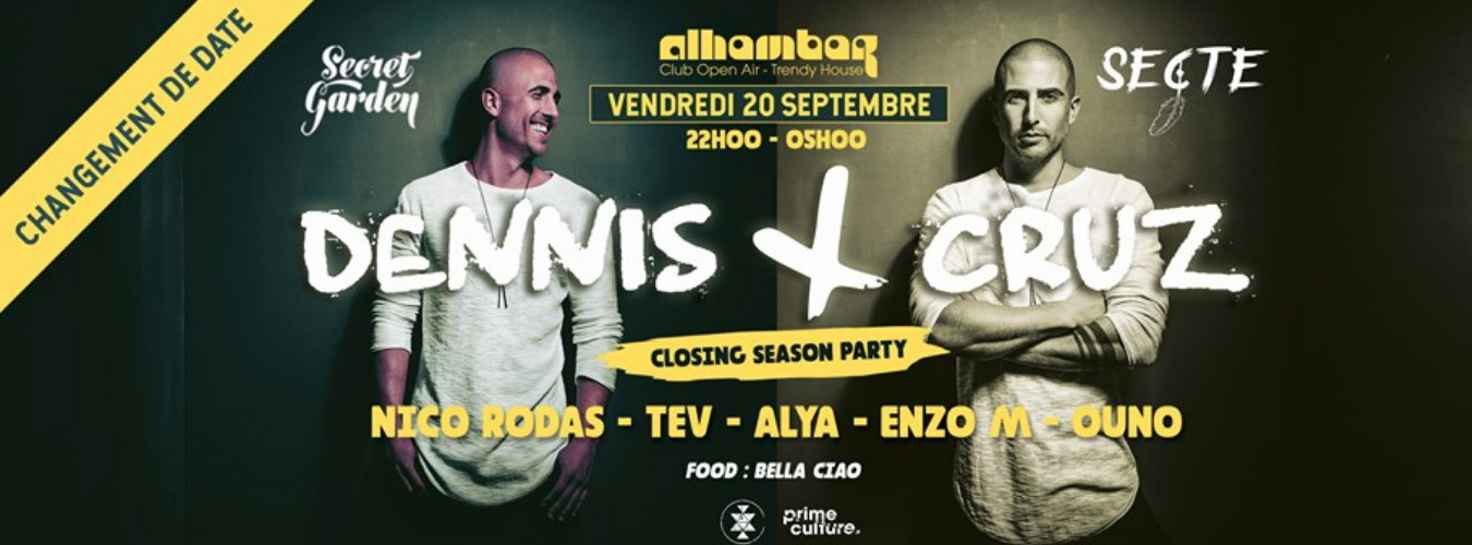 Secret Garden X Secte present Dennis Cruz " Closing season party" image