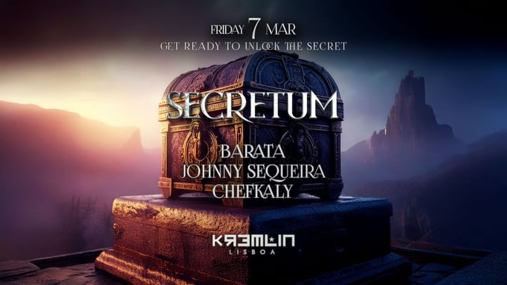 Cover for event: Secretum: Barata, Johnny Sequeira, Chefkaly