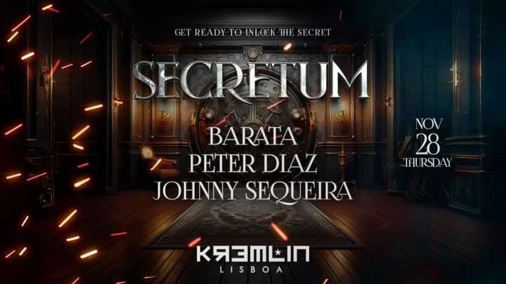 Cover for event: Secretum: Barata, Peter Diaz, Johnny Sequeira