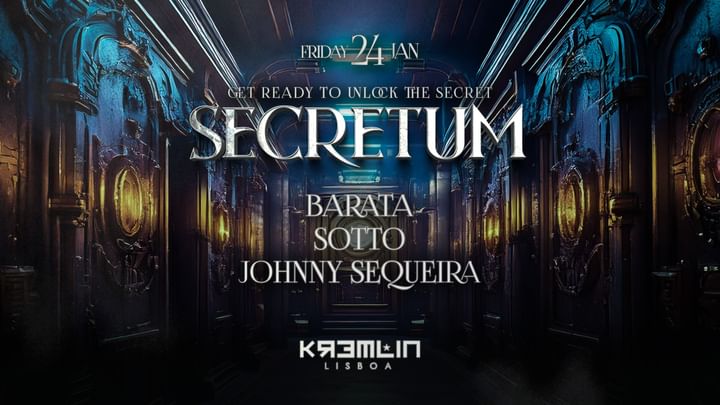 Cover for event: Secretum: Barata, Sotto, Johnny Sequeira