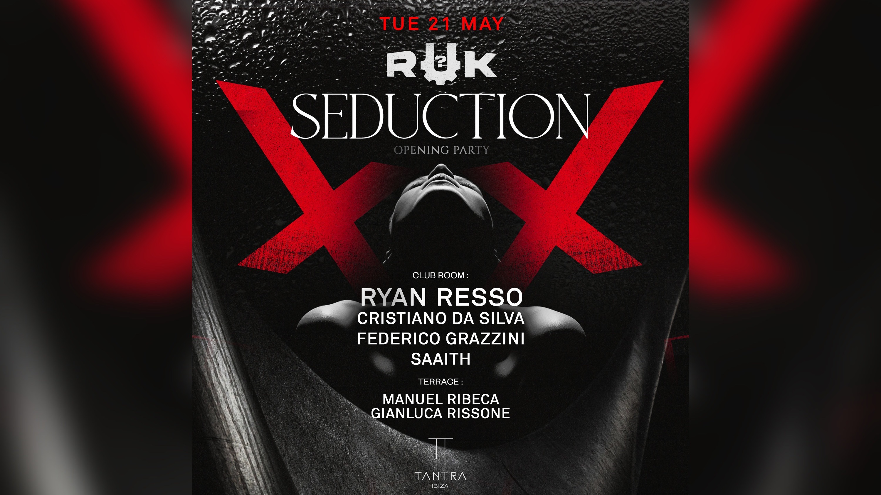 SEDUCTION by R U K? Opening Party w/ RYAN RESSO  image